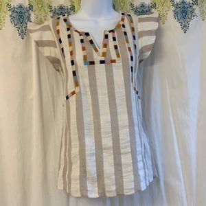 Cotton embroidered, blouse